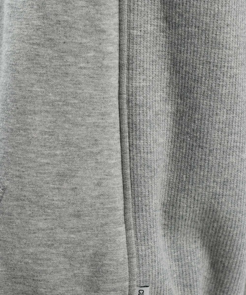 BAYFLOW（ベイフロー）の「ソフトダンポールZIPパーカー（パーカー・メンズ・グレー/ブラック/ボルドー・LARGE/MEDIUM）」の6枚目の写真