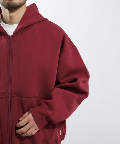 BAYFLOW（ベイフロー）の「ソフトダンポールZIPパーカー（パーカー・メンズ・グレー/ブラック/ボルドー・LARGE/MEDIUM）」の16枚目の写真