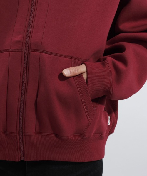 BAYFLOW（ベイフロー）の「ソフトダンポールZIPパーカー（パーカー・メンズ・グレー/ブラック/ボルドー・LARGE/MEDIUM）」の17枚目の写真