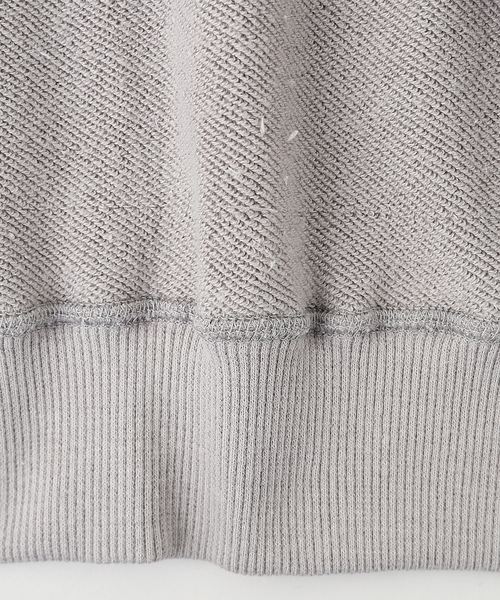 MATSUFUJI（マツフジ）の「MATSUFUJI / マツフジ ZIP UP SWEAT HOODIE（パーカー・メンズ・グレー/チャコールグレー・3/2）」の7枚目の写真