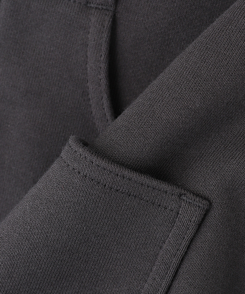 MATSUFUJI（マツフジ）の「MATSUFUJI / マツフジ ZIP UP SWEAT HOODIE（パーカー・メンズ・グレー/チャコールグレー・3/2）」の8枚目の写真