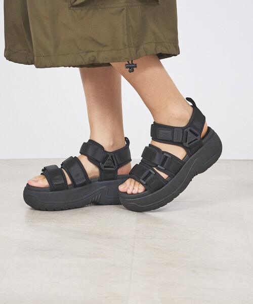 SHAKA(シャカ)の「【SHAKA / シャカ】NEO BUNGY EVOL CHUNKY / 厚底サンダル(サンダル・レディース・ブラック/モカ・23/24/25)」の9枚目の写真