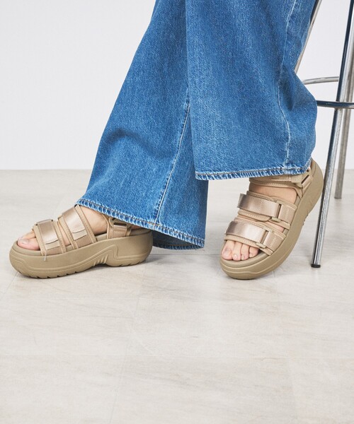 SHAKA(シャカ)の「【SHAKA / シャカ】NEO BUNGY EVOL CHUNKY / 厚底サンダル(サンダル・レディース・ブラック/モカ・23/24/25)」の6枚目の写真