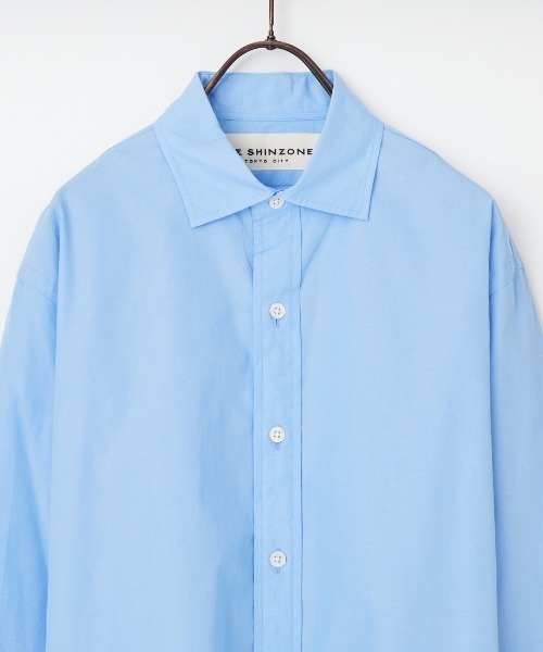 THE SHINZONE（ザ　シンゾーン）の「[THE SHINZONE/ザ シンゾーン] ショート ペックシャツ（シャツ/ブラウス・レディース・イエロー/ブルー・0）」の4枚目の写真