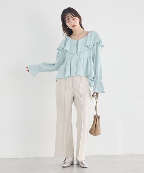 earth music&ecology（アースミュージックアンドエコロジー）の「ベルトミュールパンプス（パンプス・レディース・シルバー/ブラック・S/L/M）」の8枚目の写真