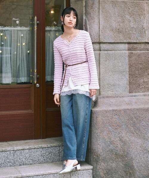 earth music&ecology（アースミュージックアンドエコロジー）の「ベルトミュールパンプス（パンプス・レディース・シルバー/ブラック・S/L/M）」の19枚目の写真