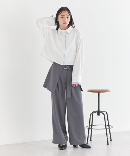 earth music&ecology（アースミュージックアンドエコロジー）の「ベルトミュールパンプス（パンプス・レディース・シルバー/ブラック・S/L/M）」の5枚目の写真