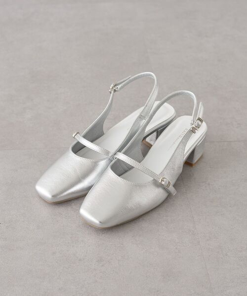 earth music&ecology（アースミュージックアンドエコロジー）の「ベルトミュールパンプス（パンプス・レディース・シルバー/ブラック・S/L/M）」の22枚目の写真