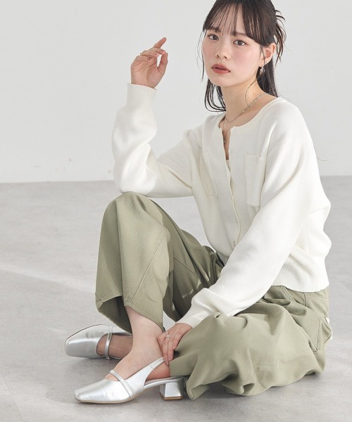 earth music&ecology(アースミュージックアンドエコロジー)の「ベルトミュールパンプス(パンプス・レディース・シルバー/ブラック・S/L/M)」の11枚目の写真