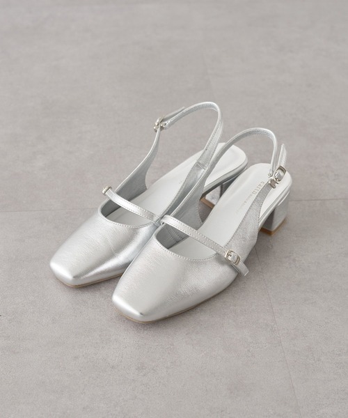 earth music&ecology(アースミュージックアンドエコロジー)の「ベルトミュールパンプス(パンプス・レディース・シルバー/ブラック・S/L/M)」の12枚目の写真