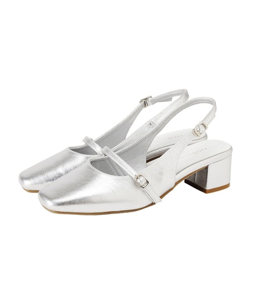 earth music&ecology(アースミュージックアンドエコロジー)の「ベルトミュールパンプス(パンプス・レディース・シルバー/ブラック・S/L/M)」の14枚目の写真