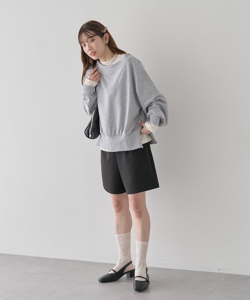 earth music&ecology(アースミュージックアンドエコロジー)の「ベルトミュールパンプス(パンプス・レディース・シルバー/ブラック・S/L/M)」の4枚目の写真