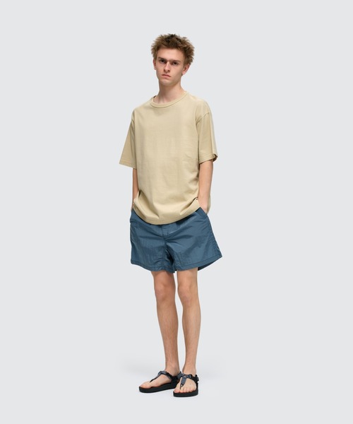 WILD THINGS(ワイルドシングス)の「ラウンドボディ S/S Tシャツ│ROUND BODY S/S TEE(Tシャツ/カットソー・メンズ・イエロー系その他/オフホワイト/ミント/ブラック・M/L/S)」の4枚目の写真