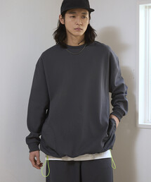 Firsthand（ファーストハンド）の「Firsthand/ファーストハンド サイドポケット スピンドル テック サーマル クルー / ビッグシルエット ロングスリーブ サーマルトップス（Tシャツ/カットソー）」