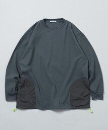 Firsthand | Firsthand/ファーストハンド サイドポケット スピンドル テック サーマル クルー / ビッグシルエット ロングスリーブ サーマルトップス(Tシャツ/カットソー)