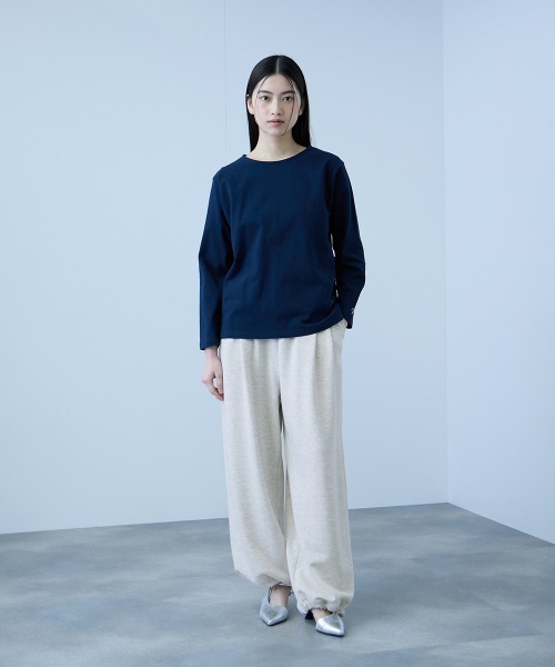VICKY(ビッキー)の「裏毛2タックパンツ≪手洗い可能≫(その他パンツ・レディース・ライトグレー/ブラック/オフホワイト・M)」の8枚目の写真