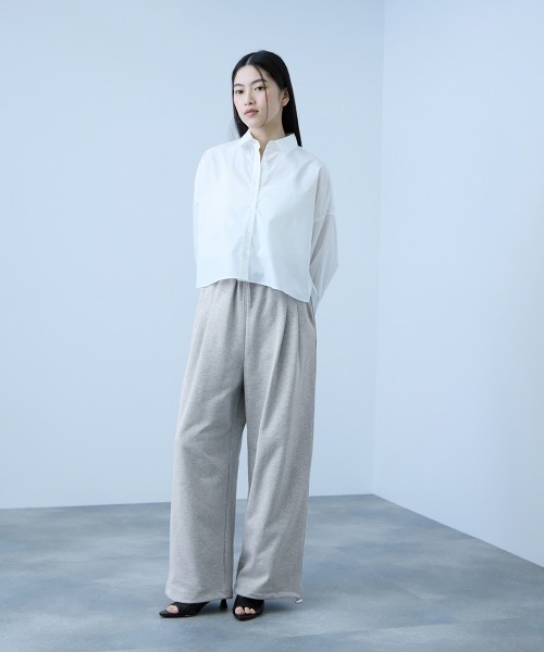 VICKY(ビッキー)の「裏毛2タックパンツ≪手洗い可能≫(その他パンツ・レディース・ライトグレー/ブラック/オフホワイト・M)」の22枚目の写真