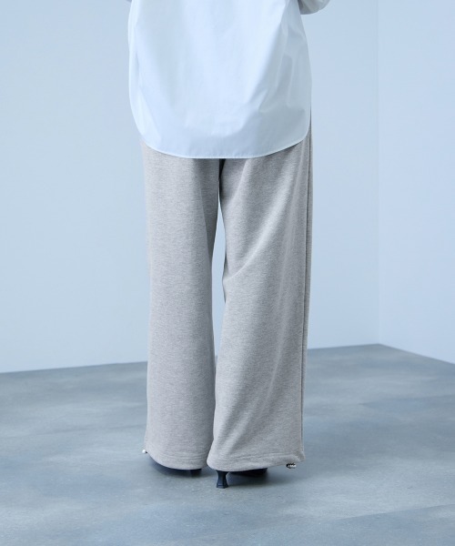 VICKY(ビッキー)の「裏毛2タックパンツ≪手洗い可能≫(その他パンツ・レディース・ライトグレー/ブラック/オフホワイト・M)」の18枚目の写真