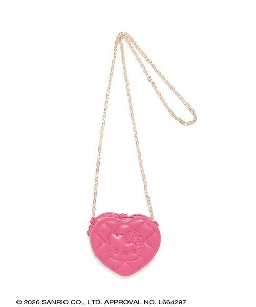 sanrio house(サンリオハウス)の「3WAYキティハートアームバンドバッグ(ハンドバッグ・レディース・ブラック/シルバー/ピンク・F)」の2枚目の写真