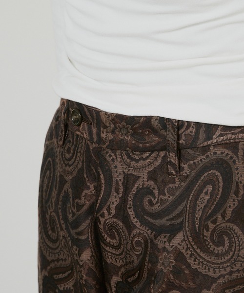 superNova.(スーパーノヴァ)の「superNova. Flare fit utility trouser-Paisley / SN-500(スラックス・メンズ・ブラウン・S/XS)」の10枚目の写真