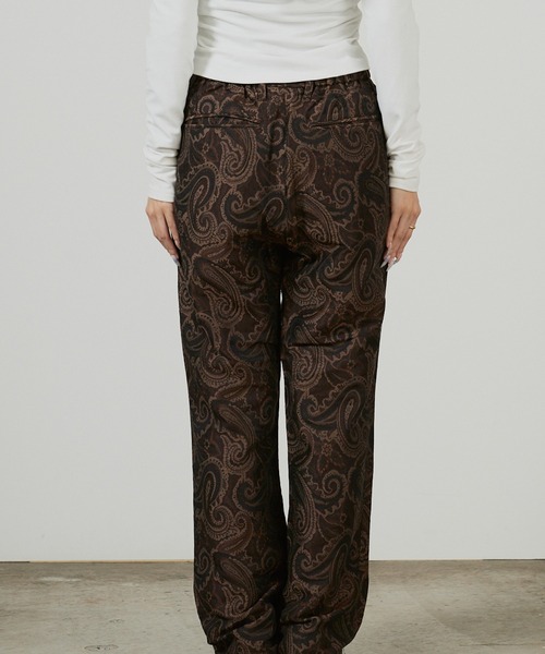 superNova.(スーパーノヴァ)の「superNova. Flare fit utility trouser-Paisley / SN-500(スラックス・メンズ・ブラウン・S/XS)」の15枚目の写真