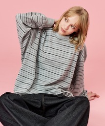 WETTEMPT（ウィテンプト）の「SKETCH MULTI BORDER L/S TEE / スケッチマルチボーダーロンT（Tシャツ/カットソー）」