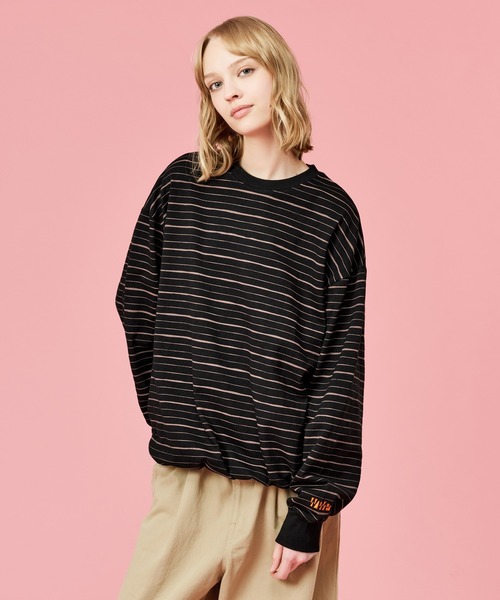 WETTEMPT(ウィテンプト)の「SKETCH MULTI BORDER L/S TEE / スケッチマルチボーダーロンT(Tシャツ/カットソー・メンズ・ネイビー/グレー/ブラック・SMALL/MEDIUM/LARGE)」の19枚目の写真