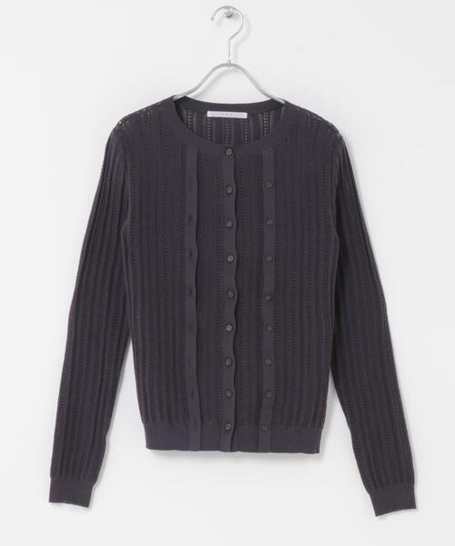 KBF（ケイビーエフ）の「ダブルフロントニット（ニット/セーター・レディース・レッド/アイボリー/チャコールグレー・ONE）」の22枚目の写真