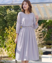 ブラウジングシフォンワンピース