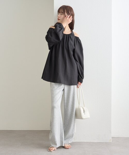 mystic(ミスティック)の「ホルターブラウス(シャツ/ブラウス・レディース・ブラック/ブルー/オフホワイト・FREE)」の12枚目の写真