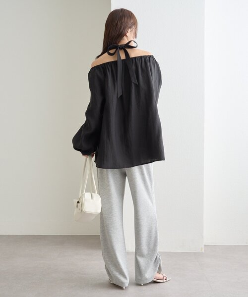 mystic(ミスティック)の「ホルターブラウス(シャツ/ブラウス・レディース・ブラック/ブルー/オフホワイト・FREE)」の14枚目の写真