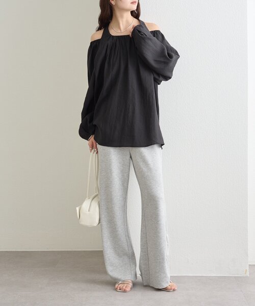 mystic(ミスティック)の「ホルターブラウス(シャツ/ブラウス・レディース・ブラック/ブルー/オフホワイト・FREE)」の15枚目の写真