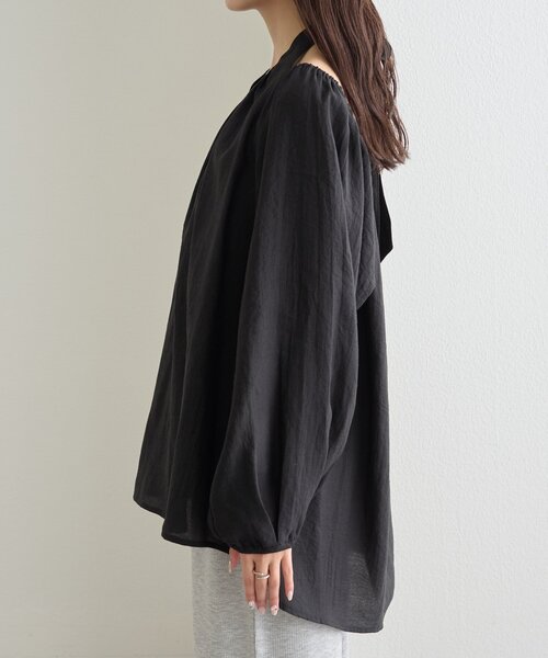 mystic(ミスティック)の「ホルターブラウス(シャツ/ブラウス・レディース・ブラック/ブルー/オフホワイト・FREE)」の18枚目の写真