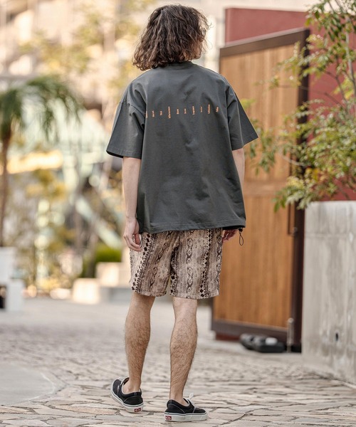 CAMBIO（カンビオ）の「mt10333-裾ドローコード付きプリントTシャツ（IN FULL BLOOM）(2601125MCB)（Tシャツ/カットソー・メンズ・スミクロ/ブラック/ホワイト・L/XL/M）」の20枚目の写真