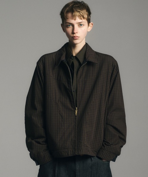 bal(バル)の「CORDUROY & CHECKED REVERSIBLE BLOUSON(ブルゾン・メンズ・ベージュ/ブラック・3/2/1)」の2枚目の写真