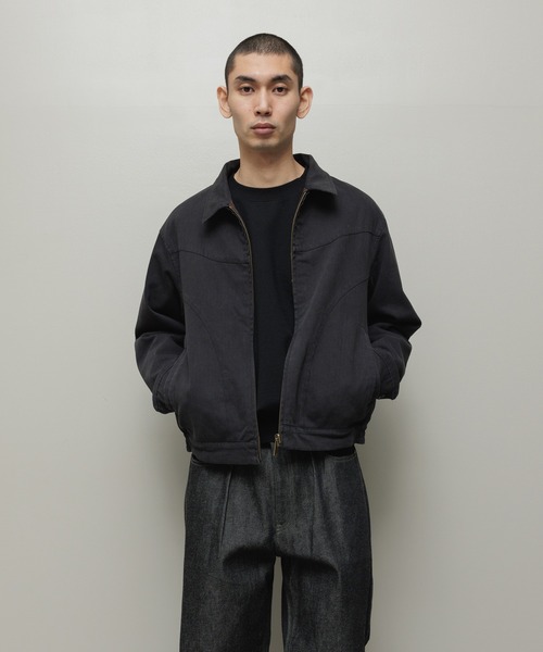 bal(バル)の「CORDUROY & CHECKED REVERSIBLE BLOUSON(ブルゾン・メンズ・ベージュ/ブラック・3/2/1)」の3枚目の写真