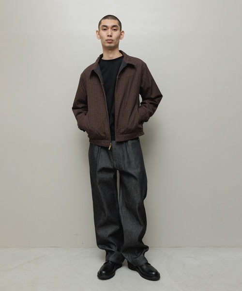 bal(バル)の「CORDUROY & CHECKED REVERSIBLE BLOUSON(ブルゾン・メンズ・ベージュ/ブラック・3/2/1)」の20枚目の写真