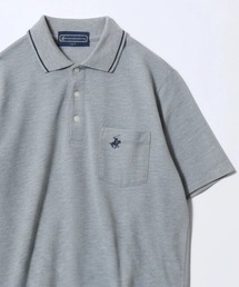 2026SS BEVERLY HILLS POLO CLUB/ビバリーヒルズポロクラブ カノコ リブライン ワンポイント刺繍 ポケット ポロシャツ レディース メンズ