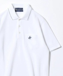 2026SS BEVERLY HILLS POLO CLUB/ビバリーヒルズポロクラブ カノコ リブライン ワンポイント刺繍 ポケット ポロシャツ レディース メンズ