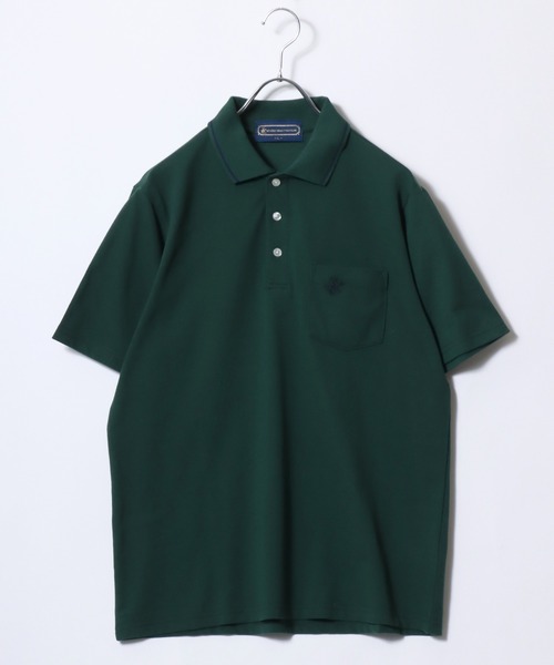 BEVERLY HILLS POLO CLUB(ビバリーヒルズポロクラブ)の「2026SS BEVERLY HILLS POLO CLUB/ビバリーヒルズポロクラブ カノコ リブライン ワンポイント刺繍 ポケット ポロシャツ レディース メンズ(ポロシャツ・メンズ・ホワイト/グリーン/ネイビー/グレー・M/L/LL)」の13枚目の写真