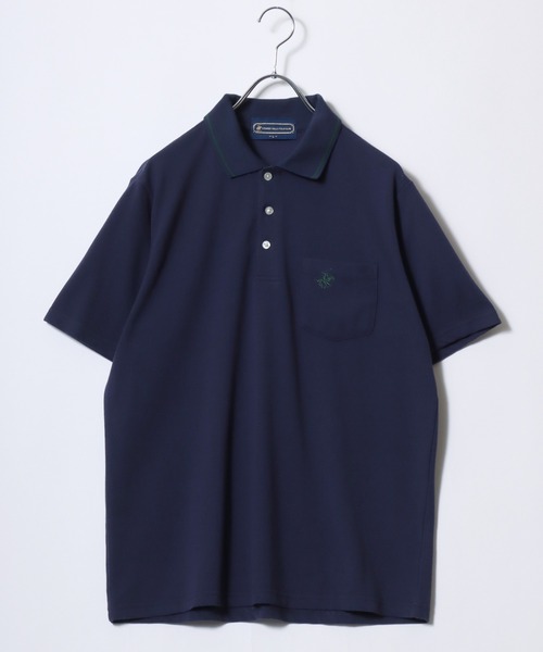 BEVERLY HILLS POLO CLUB(ビバリーヒルズポロクラブ)の「2026SS BEVERLY HILLS POLO CLUB/ビバリーヒルズポロクラブ カノコ リブライン ワンポイント刺繍 ポケット ポロシャツ レディース メンズ(ポロシャツ・メンズ・ホワイト/グリーン/ネイビー/グレー・M/L/LL)」の12枚目の写真