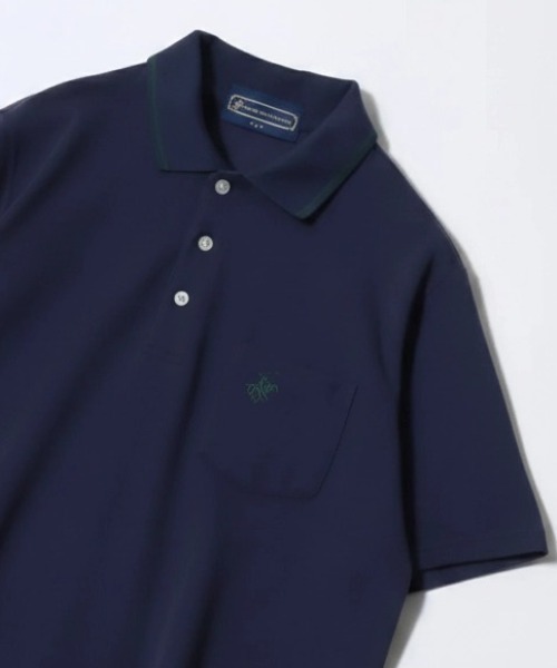 BEVERLY HILLS POLO CLUB(ビバリーヒルズポロクラブ)の「2026SS BEVERLY HILLS POLO CLUB/ビバリーヒルズポロクラブ カノコ リブライン ワンポイント刺繍 ポケット ポロシャツ レディース メンズ(ポロシャツ・メンズ・ホワイト/グリーン/ネイビー/グレー・M/L/LL)」の6枚目の写真