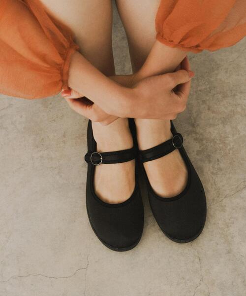 RODE SKO（ロデスコ）の「撥水メリージェーン（バレエシューズ・レディース・ブラック/アニマル・38/36/39/37）」の3枚目の写真