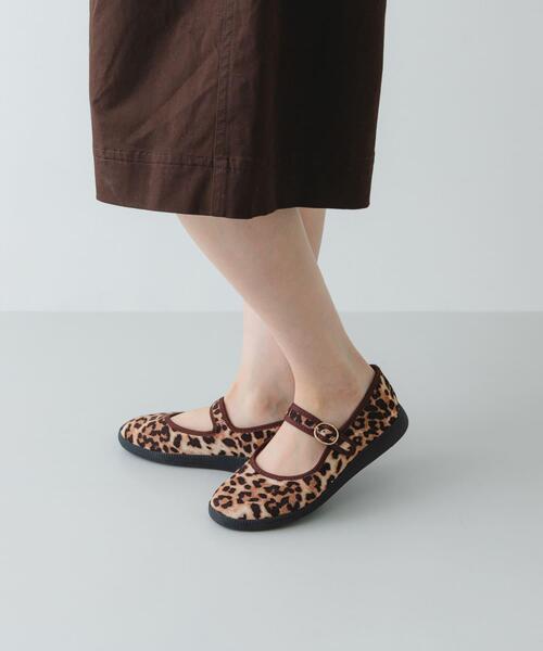 RODE SKO（ロデスコ）の「撥水メリージェーン（バレエシューズ・レディース・ブラック/アニマル・38/36/39/37）」の21枚目の写真