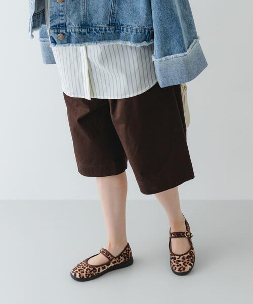 RODE SKO（ロデスコ）の「撥水メリージェーン（バレエシューズ・レディース・ブラック/アニマル・38/36/39/37）」の22枚目の写真