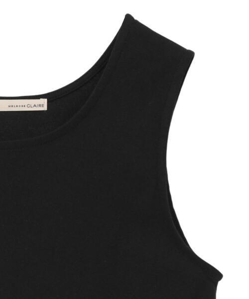 MELROSE claire(メルローズ クレール)の「【コットンフライス+リーフレースタンクトップ】(タンクトップ・レディース・グレー/ブラック/ベージュ/オフホワイト・FREE)」の21枚目の写真