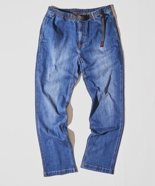 Gramicci(グラミチ)の「【Gramicci】STRETCH DENIM NN-PANT CROPPED(デニムパンツ・メンズ・インディゴブルー/ワンウォッシュ/サックスブルー・LARGE/X-LARGE/MEDIUM)」の1枚目の写真