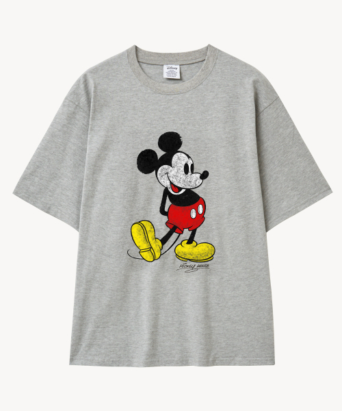 VTWO(ブイツー)の「ヴィンテージクラシック_ミッキー_ティーシャツ (GREY)(Tシャツ/カットソー・レディース・その他・MEDIUM/LARGE)」の1枚目の写真