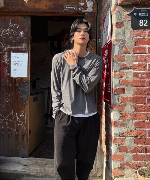 LEIRE（ルアール）の「ソフトUネックインナーティーシャツ[ホワイト]（Tシャツ/カットソー・メンズ・その他・MEDIUM/LARGE/X-LARGE）」の8枚目の写真