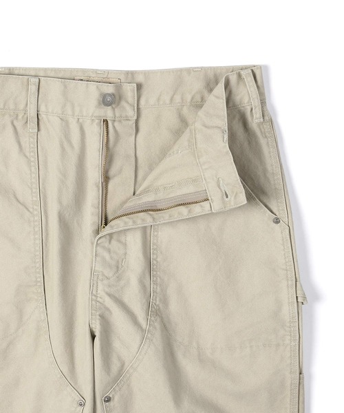 The DUFFER of ST.GEORGE（ザダファーオブセントジョージ）の「VINTAGE PIGMENT DUCK W KNEE WORK PANTS：ヴィンテージ加工 ダック ダブルニー ワークパンツ（その他パンツ・メンズ・アイボリー/チャコールグレー・LARGE/MEDIUM）」の11枚目の写真